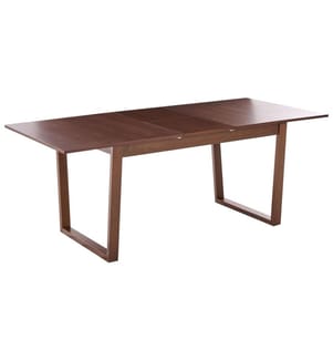 Table de salle à manger extensible CAMDEN Frêne foncé 160/200 cm 95 cm