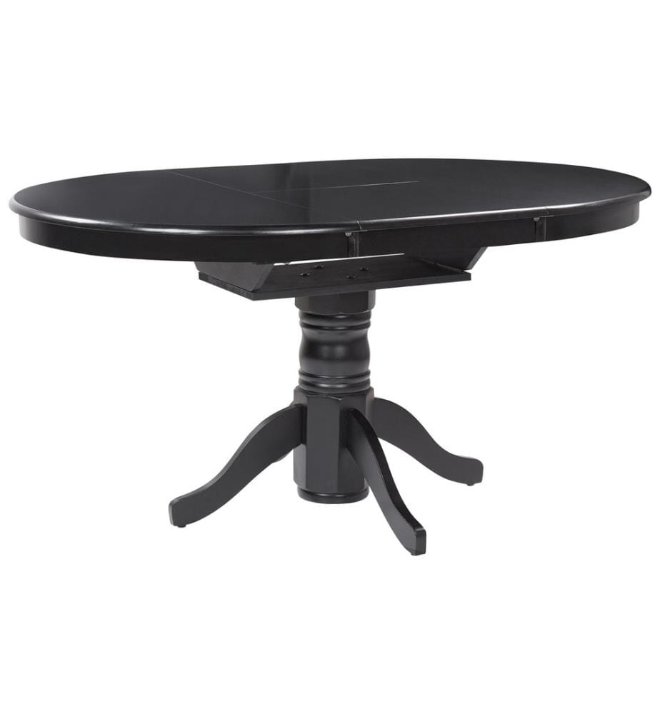 Table de salle à manger extensible AKRON Noir 106/150 cm 106 cm