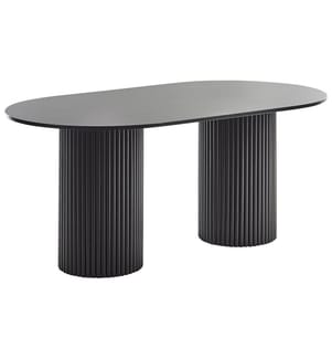 Table de repas SHERIDAN Noir 180 cm 100 cm