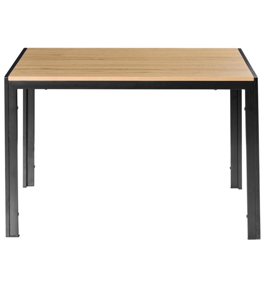 Esstisch MANN Braun / Schwarz 120 cm 80 cm
