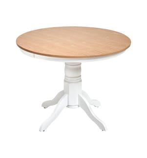 Table de repas AKRON Frêne clair 100 cm 100 cm Bois