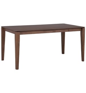 Table de repas LOTTIE Noyer foncé 160 cm 90 cm