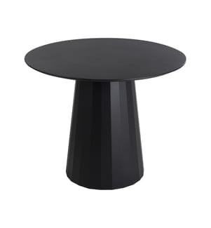 Table de repas PLATO Noir 100 cm 100 cm Métal