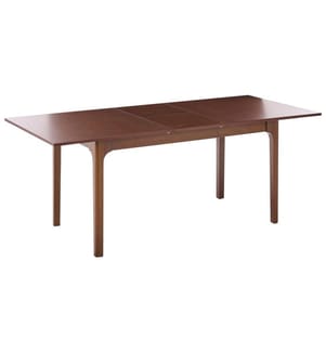 Ausziehbarer Esstisch DELMAS Dunkle Esche 160/200 cm 90 cm