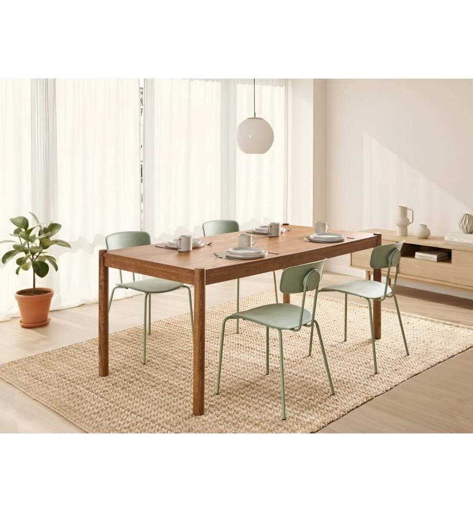 Esstisch FONDIS Dunkle Eiche 180 cm 80 cm