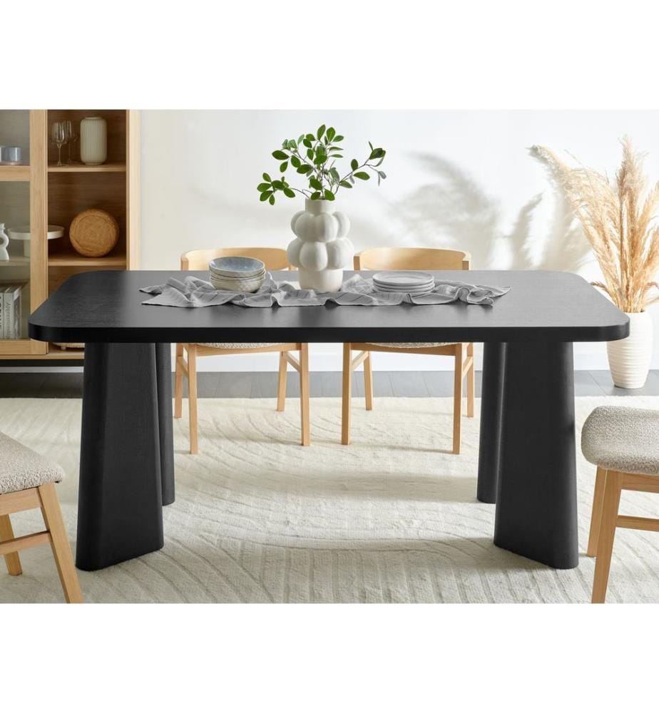 Esstisch ATLIN Schwarz 180 cm 90 cm