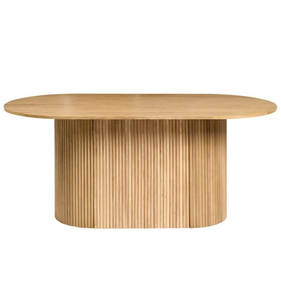 Esstisch LUNNIN Helle Eiche 90 cm 180 cm