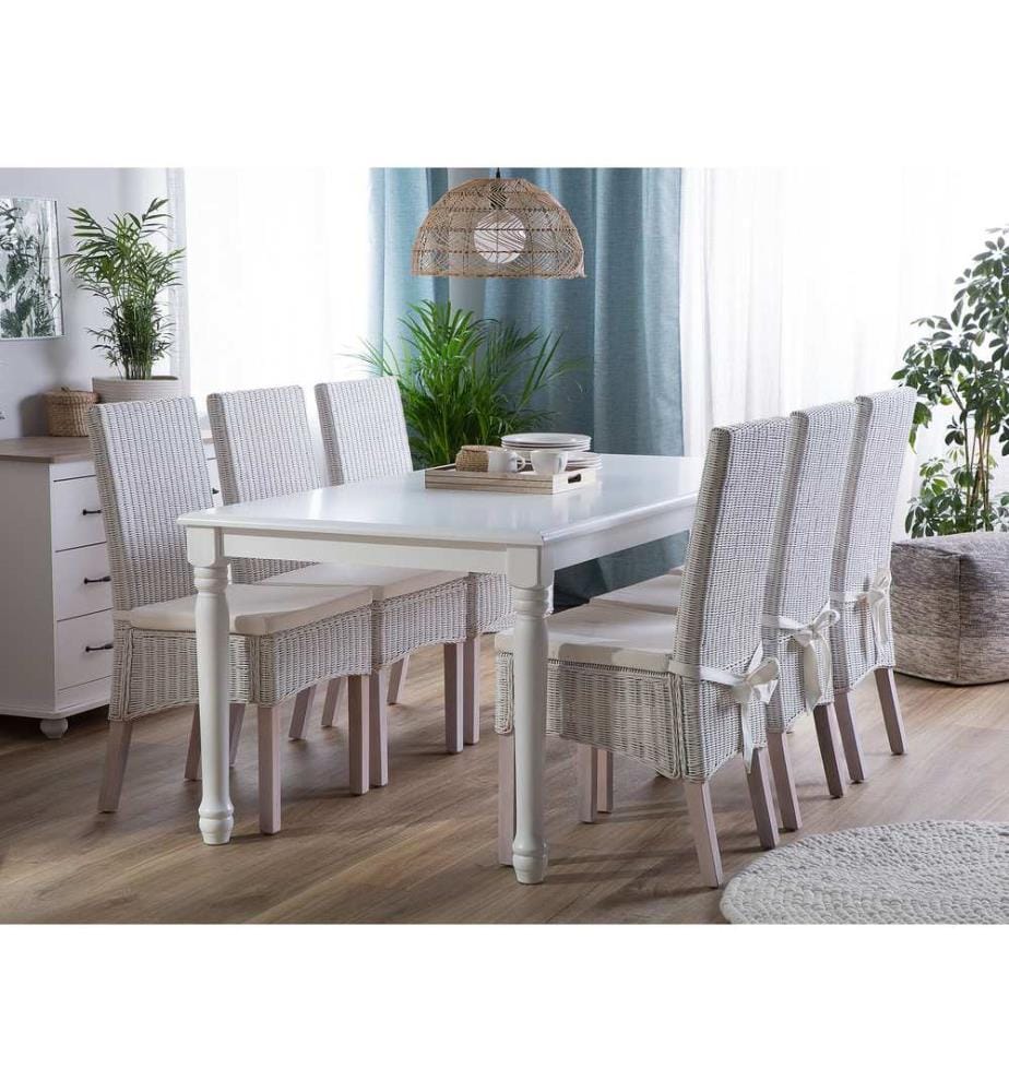 Dining Table CARY White 180 cm 90 cm