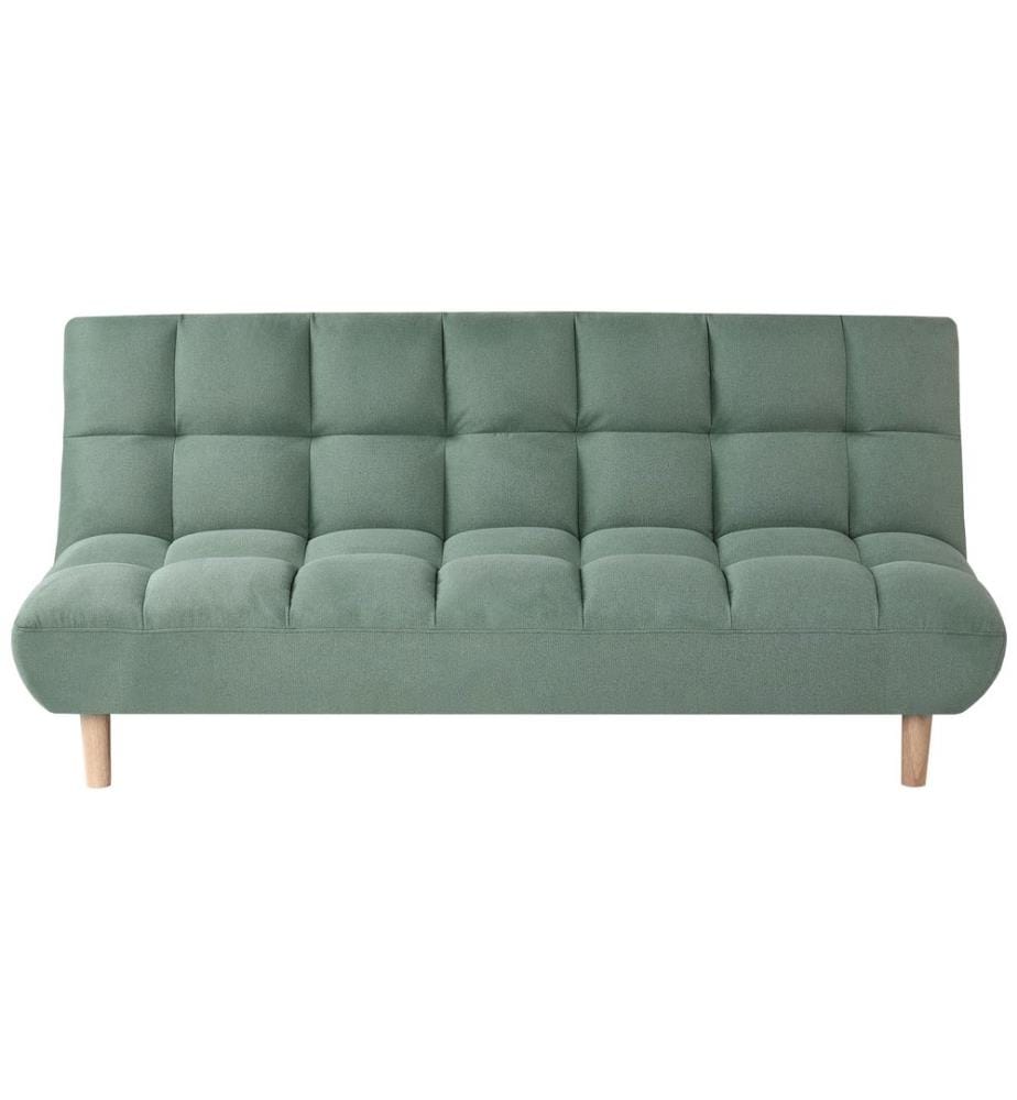 Schlafsofa 2-Sitzer RISOR Stoff Hellgrün