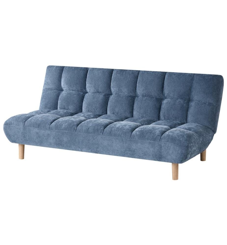 Schlafsofa 2-Sitzer RISOR Stoff Blau