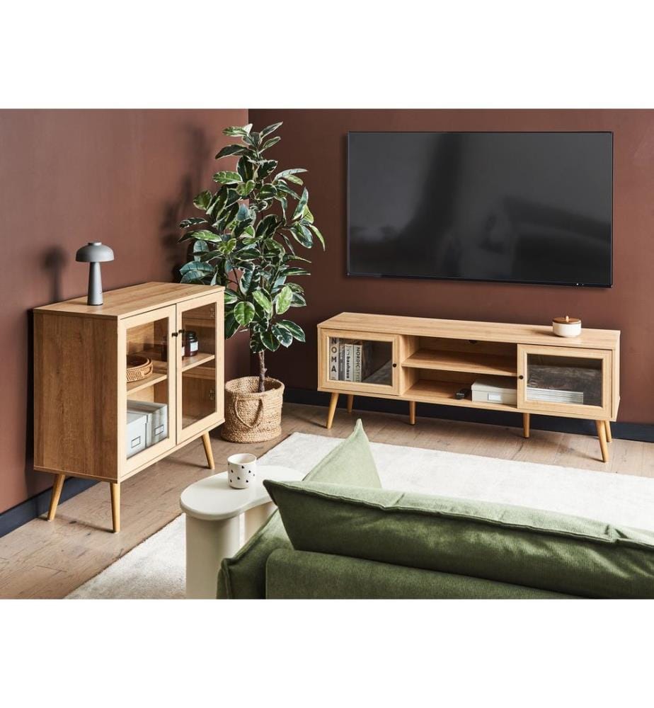 TV-Möbel ALBANY Hellbraun