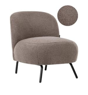Sessel KUMLA Bouclé Taupe