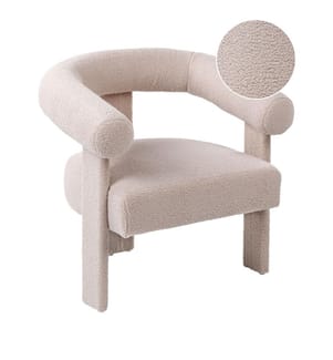 Sessel ILBRO Bouclé Hellbeige