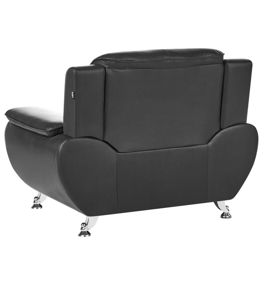 Sessel LEIRA Kunstleder Schwarz