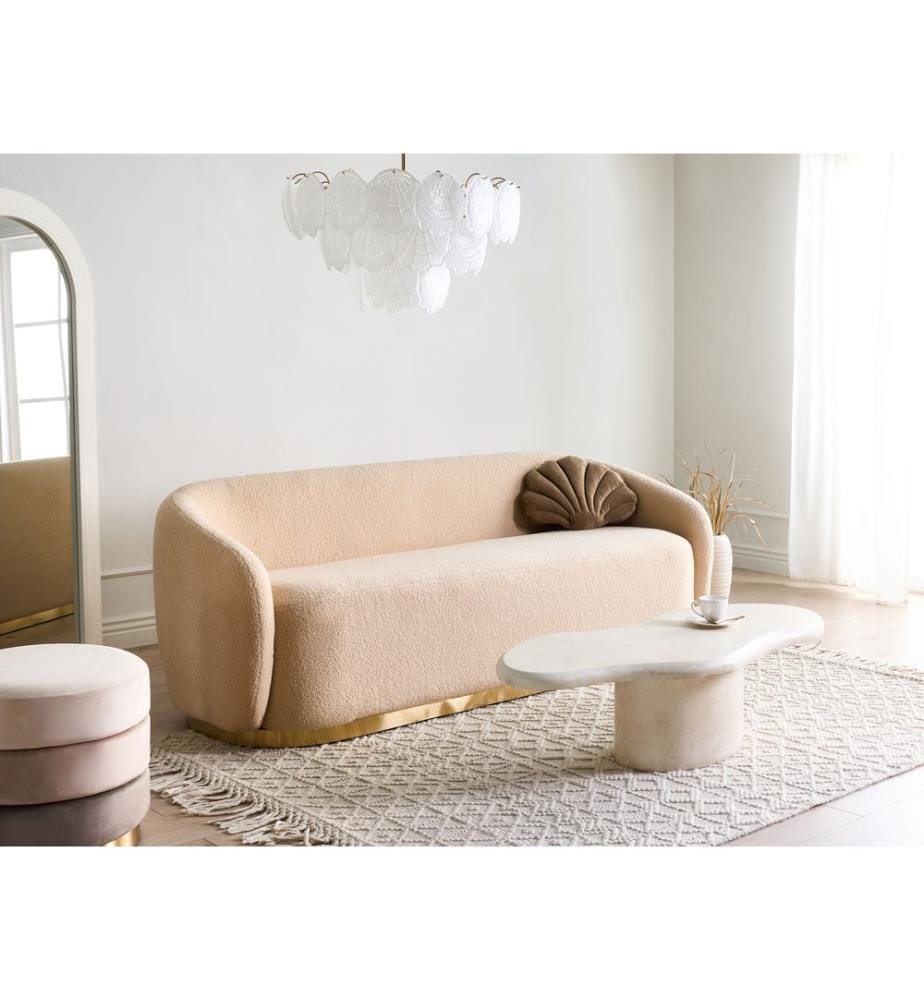 Sofa 2-Sitzer SIPO Bouclé Beige