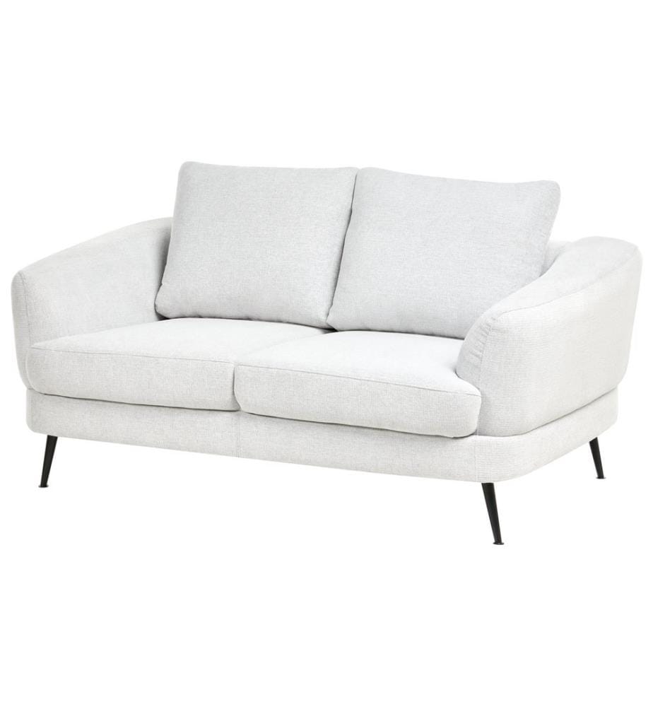 Sofa 2-Sitzer KJAER Stoff Cremeweiss
