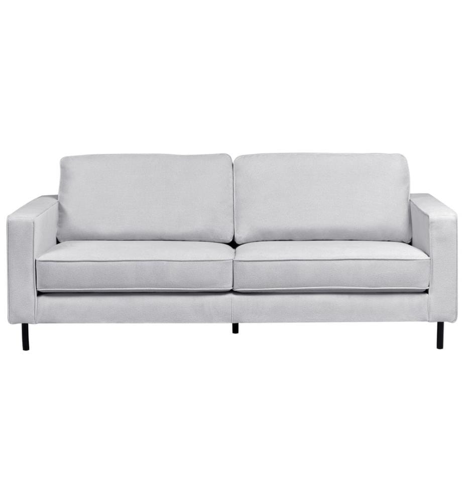 Sofa 3-Sitzer SAVALEN Stoff Hellgrau