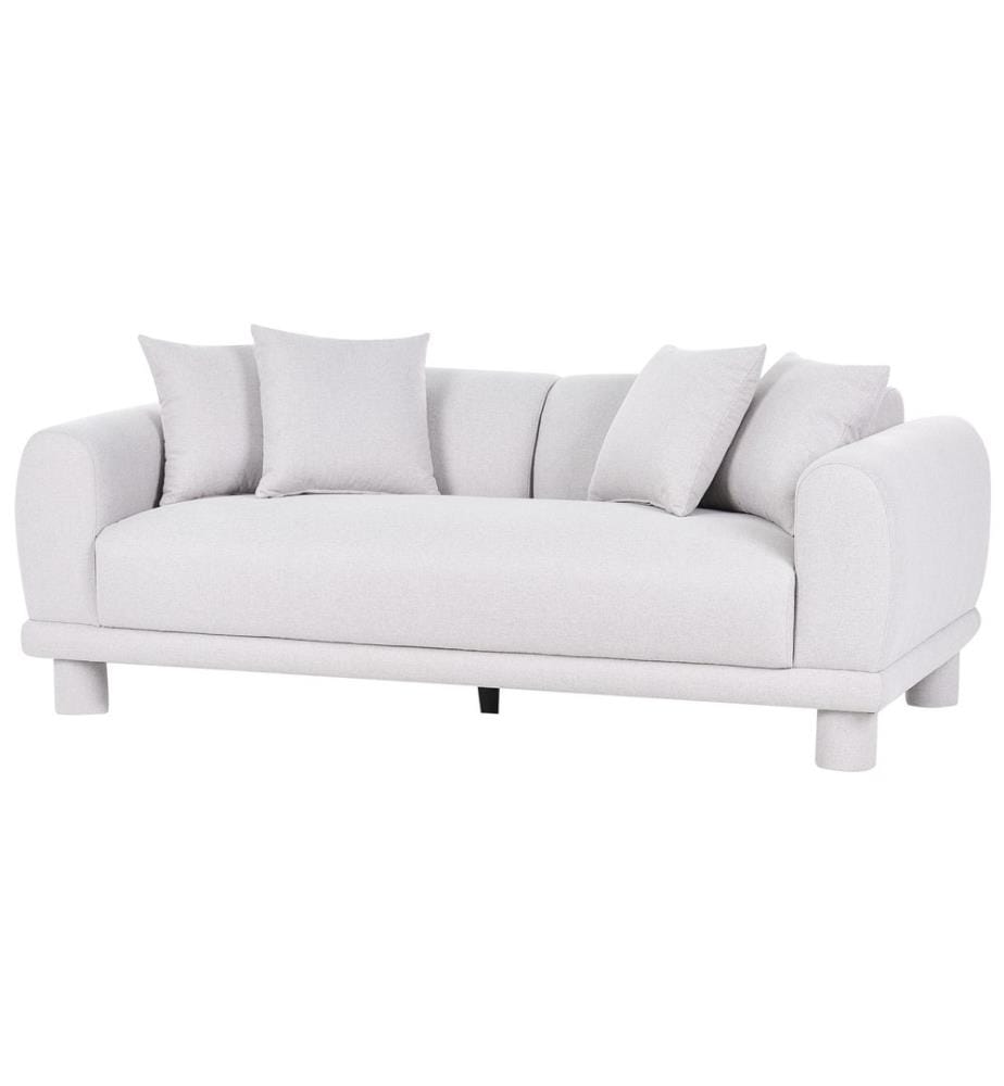 Sofa 3-Sitzer PORI Stoff Hellgrau