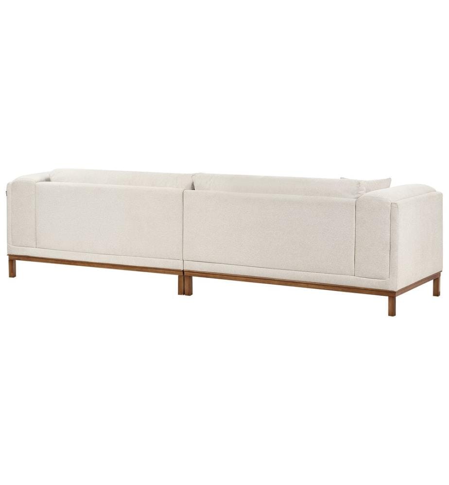 Sofa 4-Sitzer VENG Stoff Hellbeige