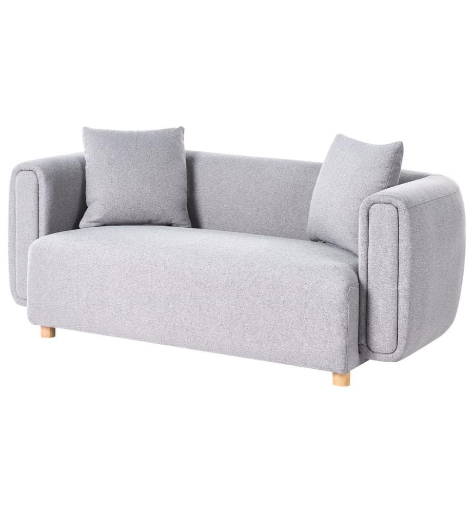 Sofa 2-Sitzer LILLEROD Stoff Grau