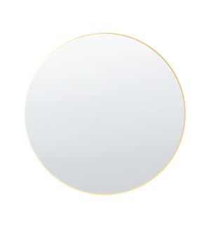 Wandspiegel ANNEMASSE 80 cm 80 cm Metall Gold