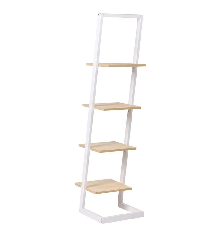 Regal mit 4 Ebenen JOPLIN 143 cm Weiss