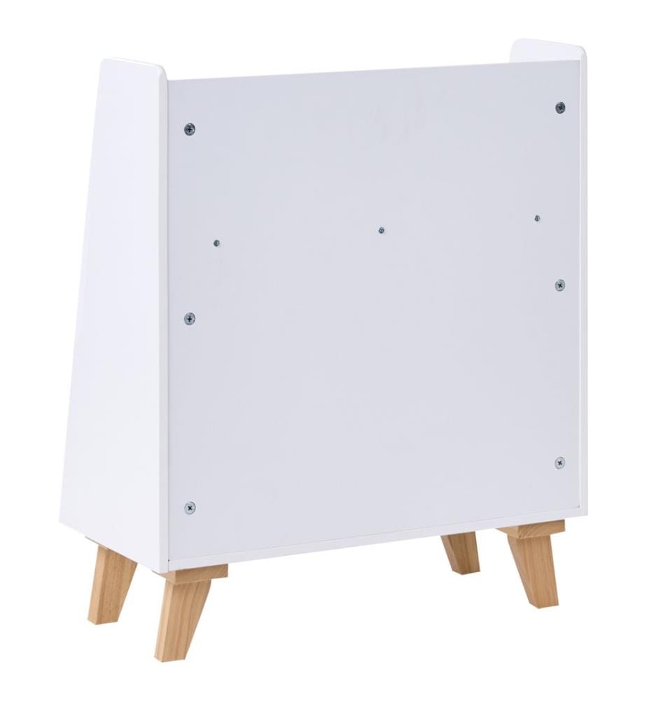Bücherregal mit 2 Ebenen JACKIT 72 cm Weiss