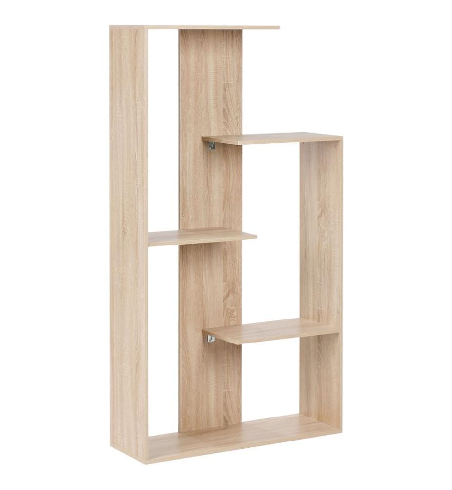 Bücherregal mit 3 Ebenen KAHNTAH 163 cm Hellbraun