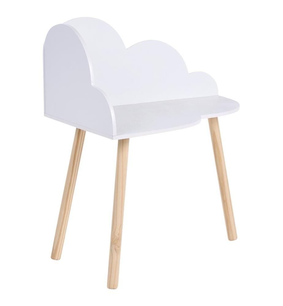 Kindertisch und Stuhlset CLOUDY Weiss