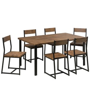 Esszimmer Set LAREDO Dunkelbraun 6-Sitzer