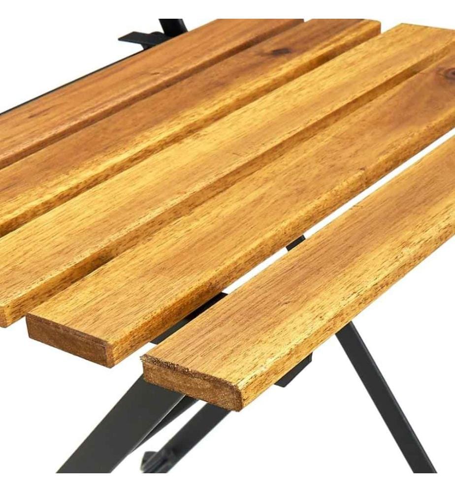 5-tlg. Garten-Essgruppe Klappbar Akazie Massivholz