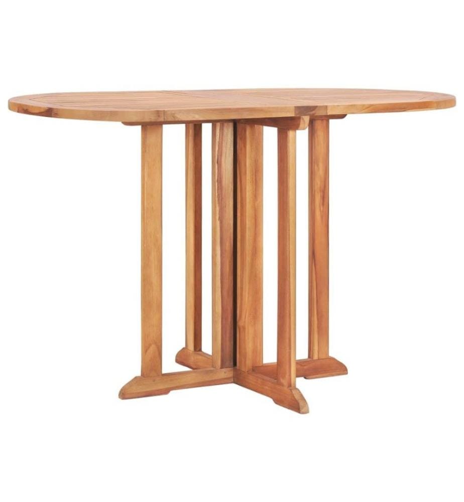 5-tlg. Garten-Essgruppe Klappbar Massivholz Teak