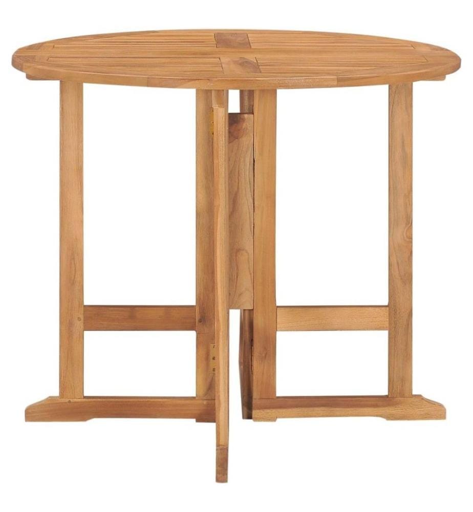 5-tlg. Garten-Essgruppe Klappbar Massivholz Teak