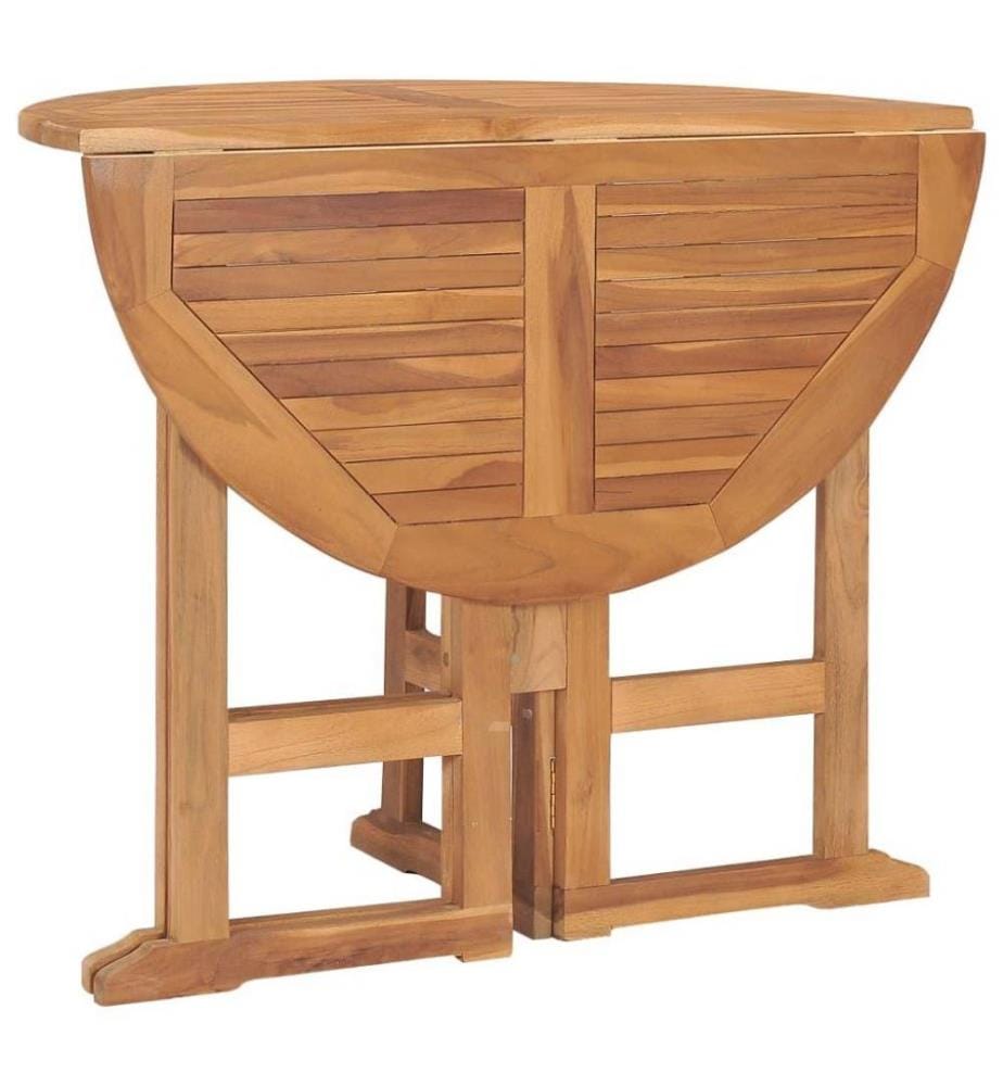 5-tlg. Garten-Essgruppe Klappbar Massivholz Teak