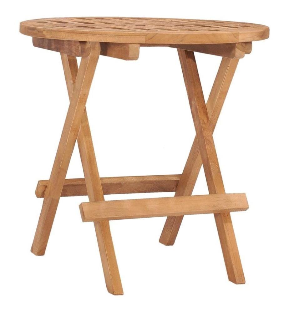 3-tlg. Garten-Essgruppe mit Kissen Klappbar Massivholz Teak