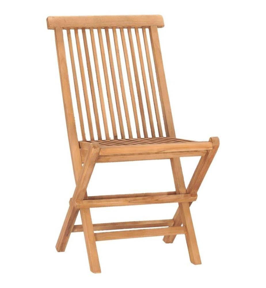 3-tlg. Garten-Essgruppe mit Kissen Klappbar Massivholz Teak
