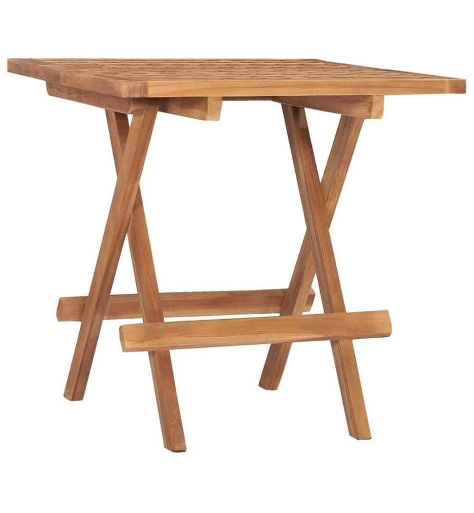 3-tlg. Garten-Essgruppe mit Kissen Klappbar Massivholz Teak