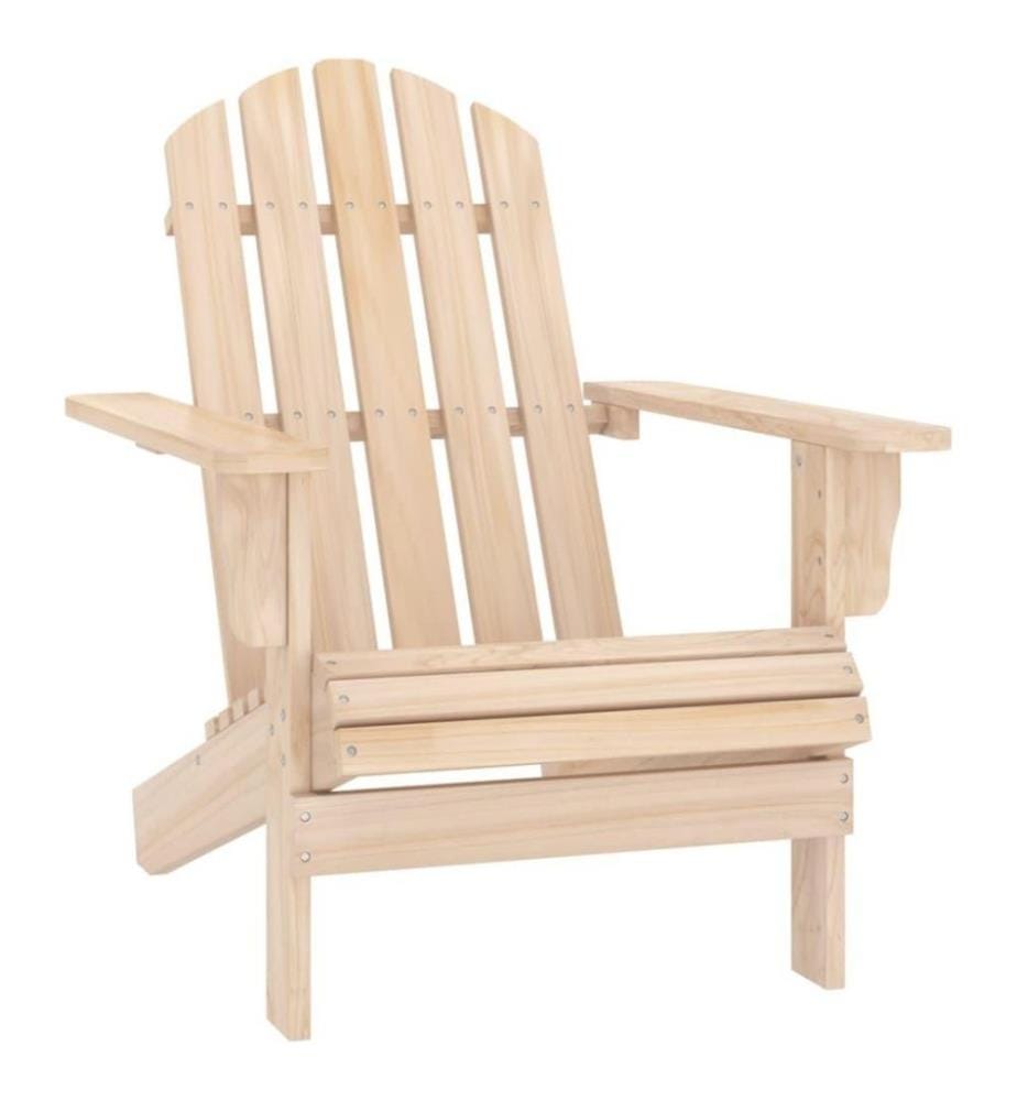 Adirondack-Gartenstuhl mit Tisch Massivholz Tanne