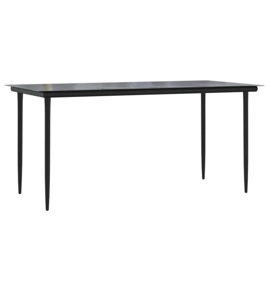 4-tlg. Garten-Essgruppe mit Kissen Grau Poly Rattan
