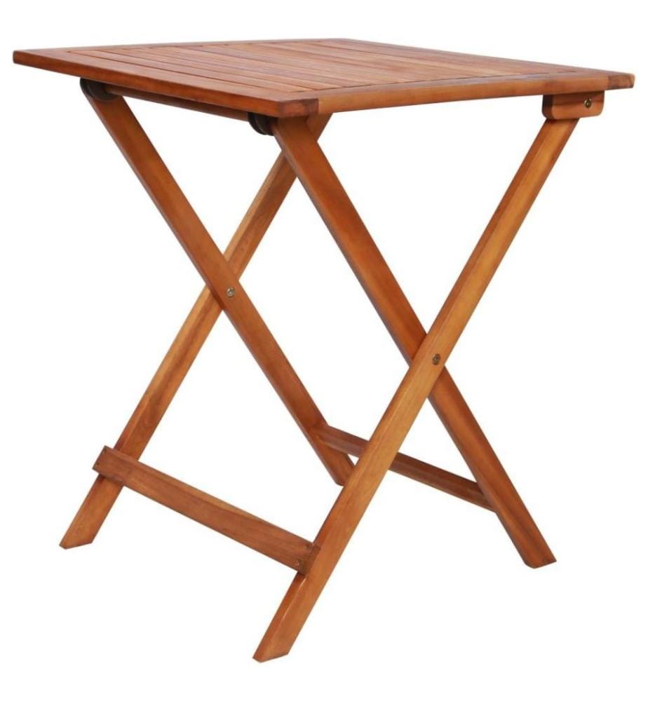 3-tlg. Bistro-Set Klappbar Massivholz Akazie