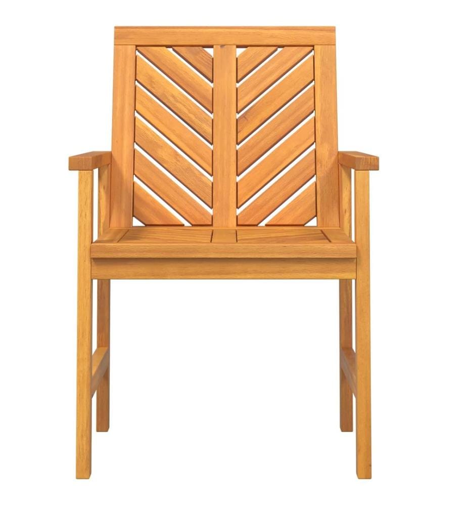 vidaXL Chaise de salle à manger 8 pcs Naturel 62,5 x 59 x 89 cm