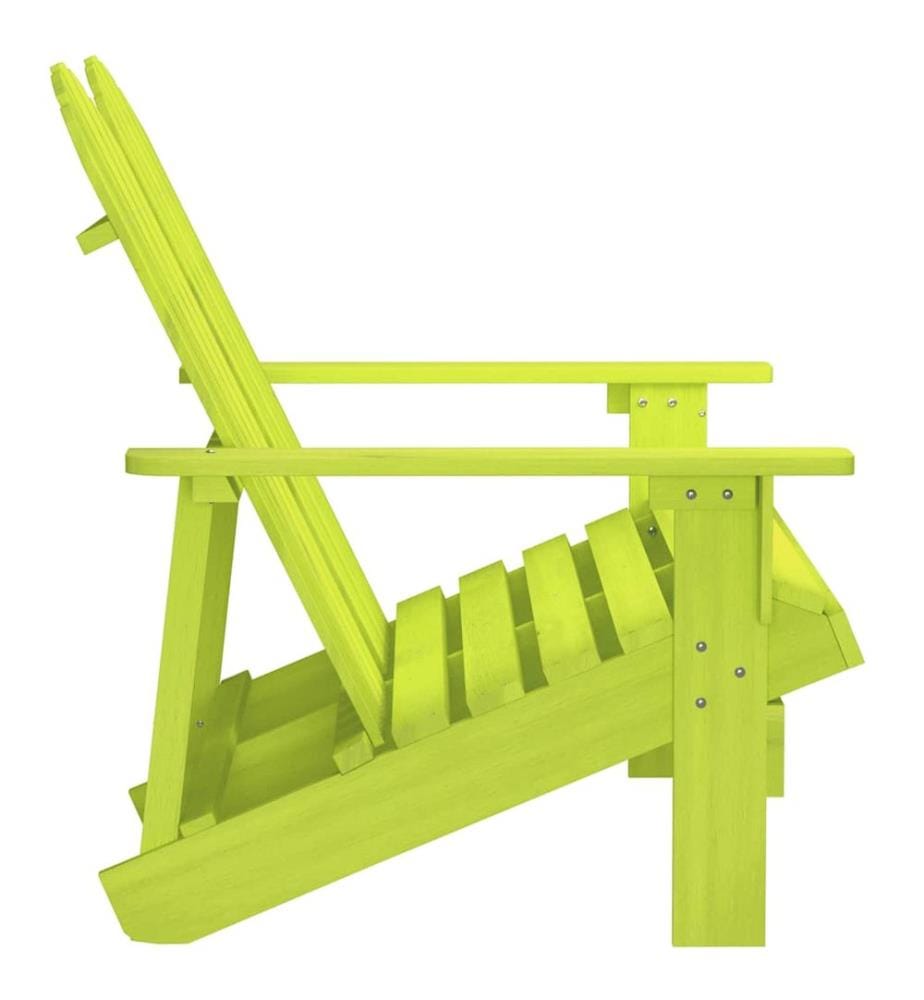vidaXL Chaise de jardin Adirondack 2 places bois de sapin massif vert