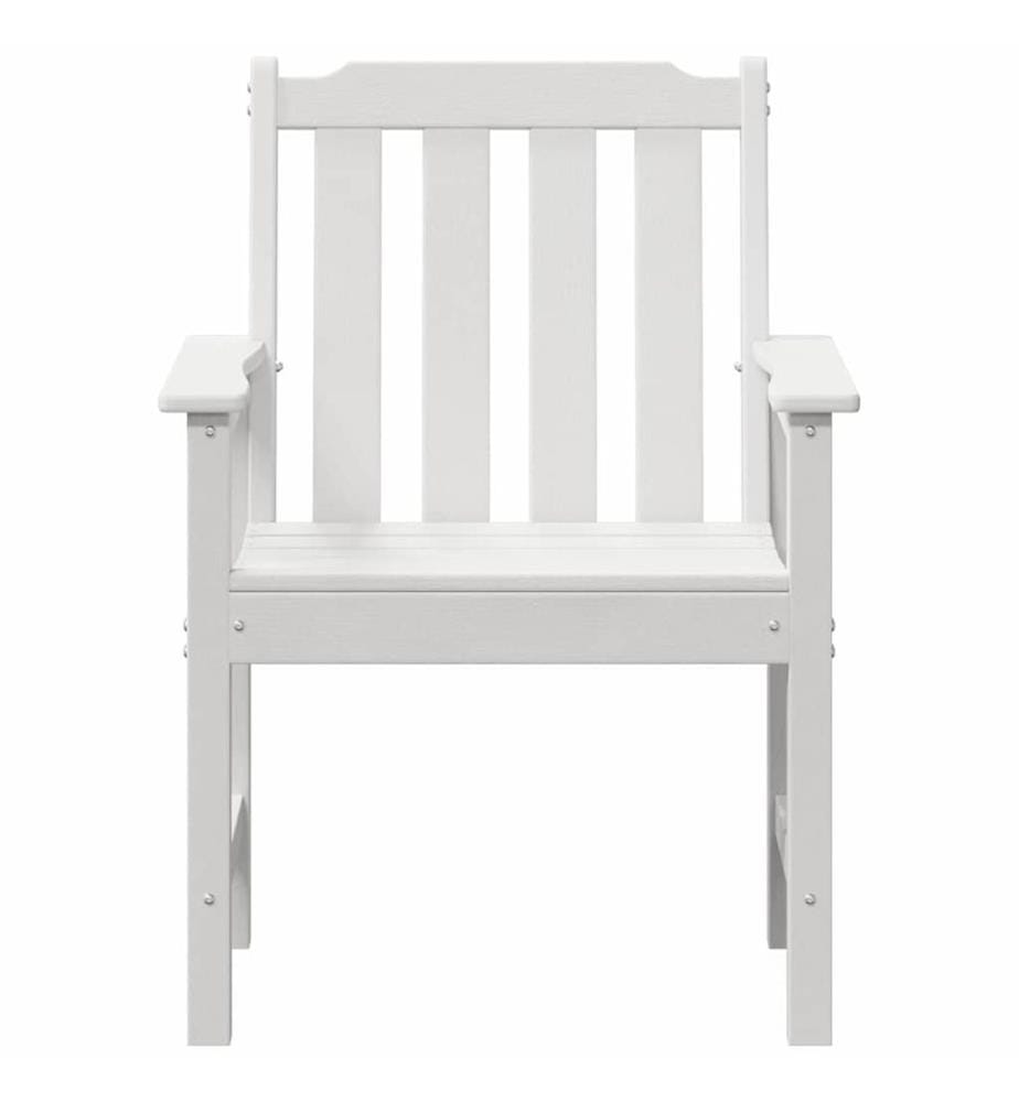 vidaXL Chaise de jardin 6 pcs Blanc 65,5 x 59 x 88 cm Polyéthylène