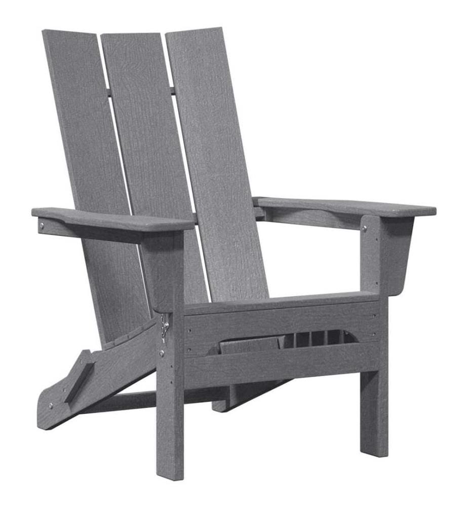 vidaXL Chaise de jardin 3 pcs Gris clair 80.5 x 74.5 x 92 cm