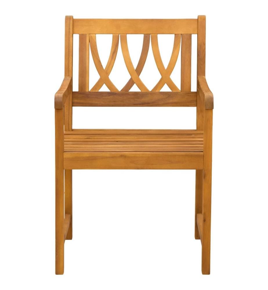 vidaXL Banc extérieur 8 pcs Naturel 56 x 55,5 x 90 cm