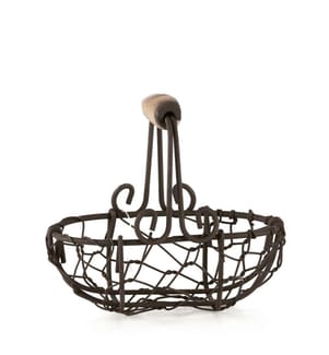 Round wire basket