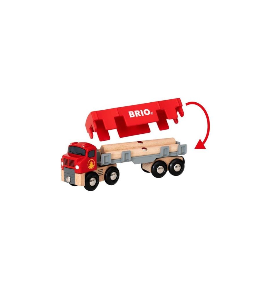 BRIO - BRIO - World Holztransporter mit Magnetladung