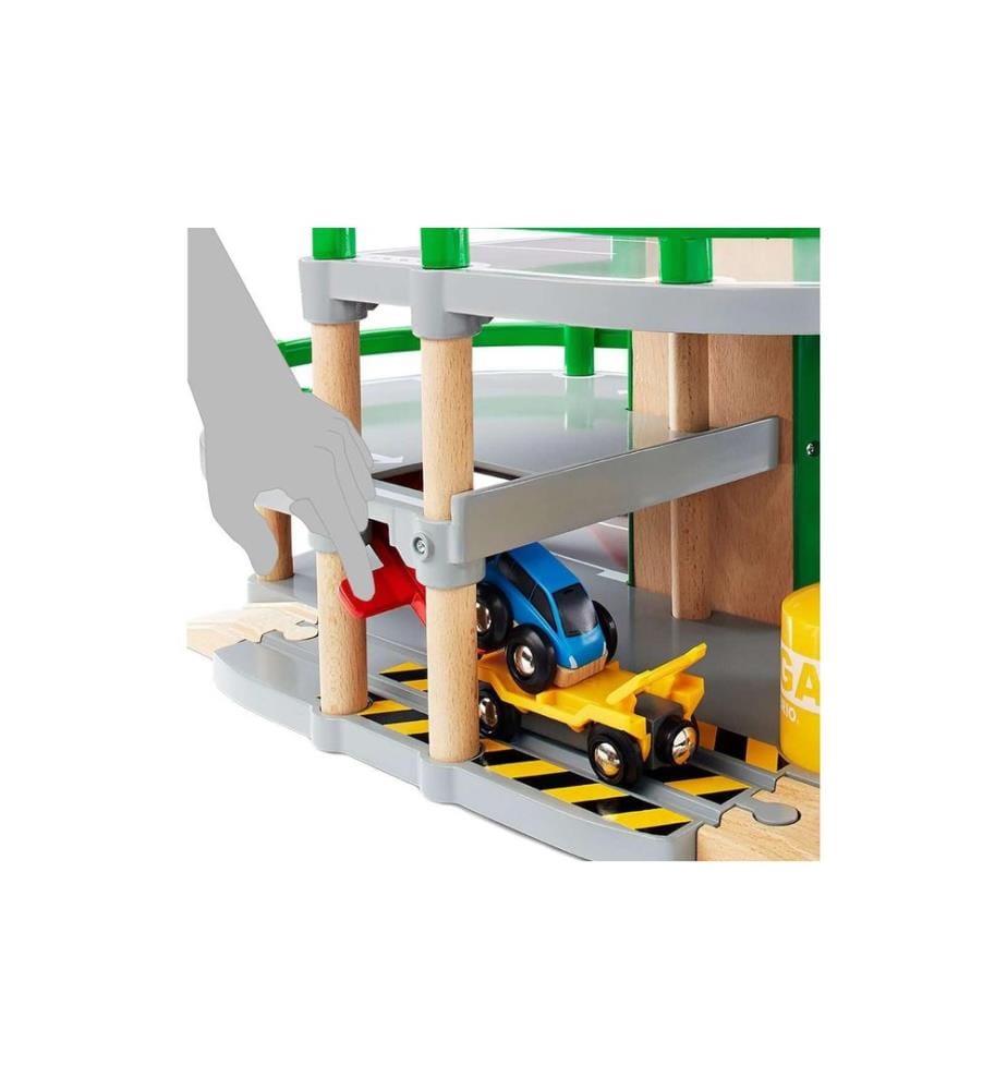 BRIO Parkhaus, Strassen, Schienen