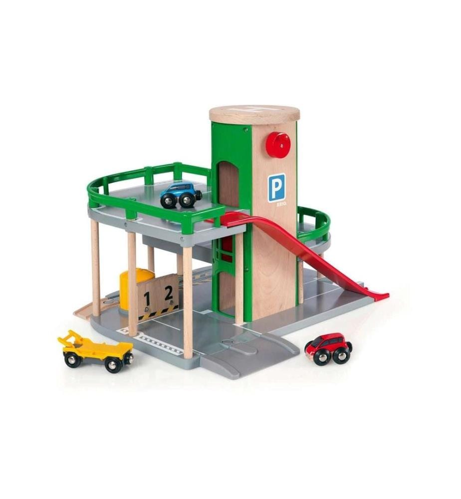 BRIO Parkhaus, Strassen, Schienen