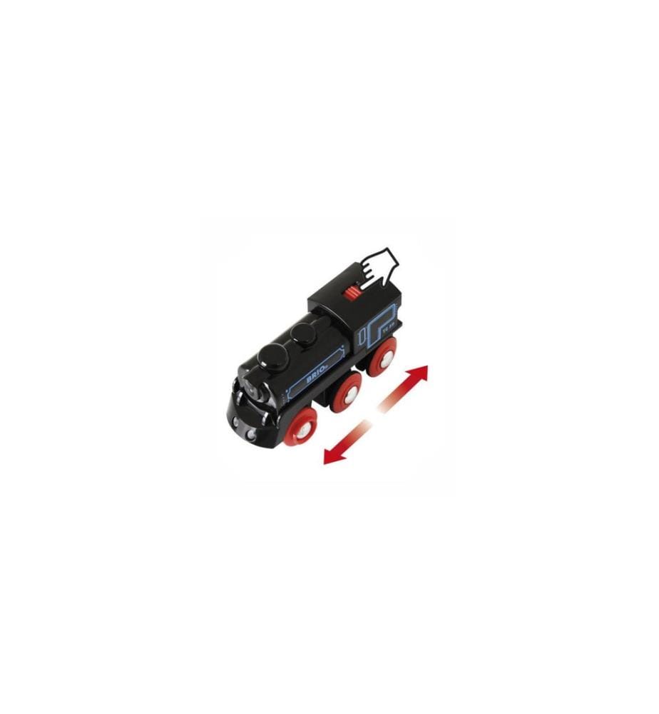 BRIO Train locomotive à batterie noire avec mini-USB